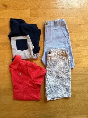 🌟Host PICK🌟 Janie and Jack Size 8 Summer Shorts and Polo EUC